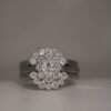 Silver Three Piece Ring White CZ