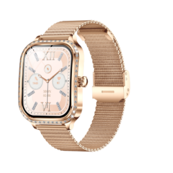 TP88G Ladies Smart Watch Rose Gold with Extra Strap